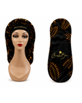 Gold Palm Satin Bonnet